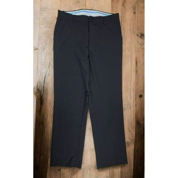 FootJoy FJ Mens Straight Golf Pants 36x34 Black Stretch - Picture 1 of 8